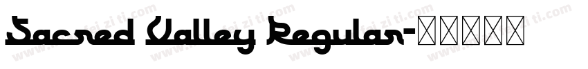 Sacred Valley Regular字体转换